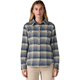 Patagonia W's Fjord Flannel Shirt River Plaid: Barnacle Blue