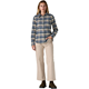 Patagonia W's Fjord Flannel Shirt River Plaid: Barnacle Blue