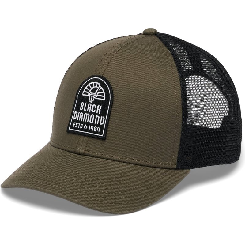 Black Diamond Bd Trucker Hat Basalt-Black-Black Cam Patch