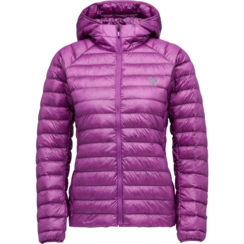 Black Diamond W Deploy Down Fz Hoody Piton Purple Piton Purple XS
