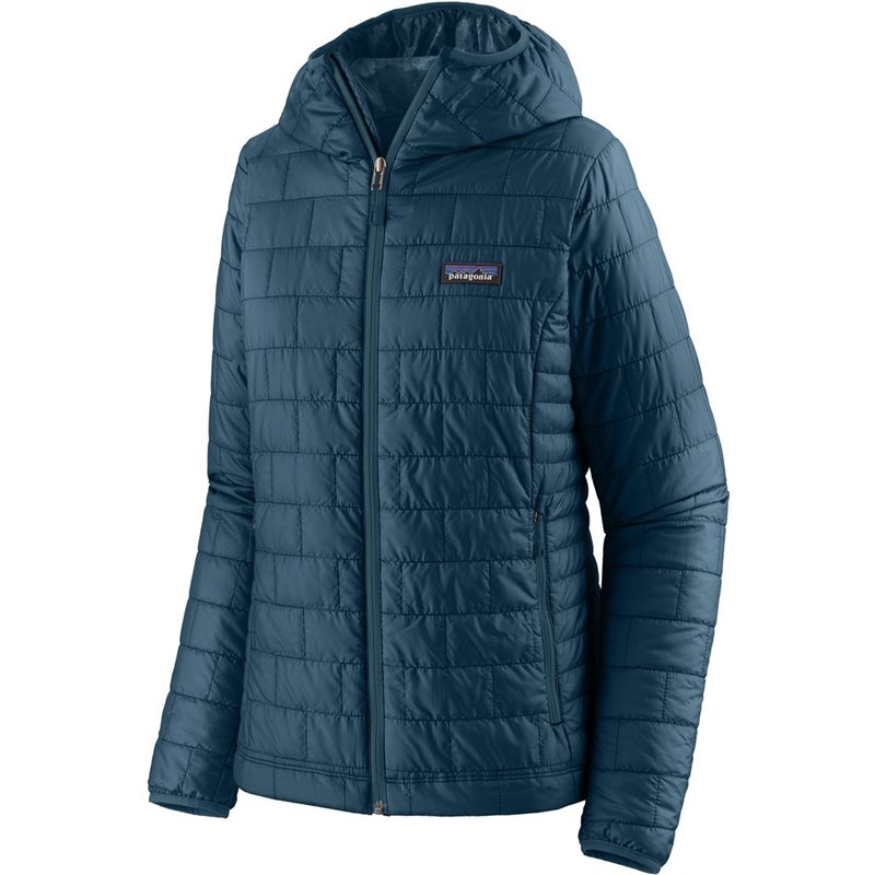 Patagonia W's Nano Puff Hoody en Lagom Blue