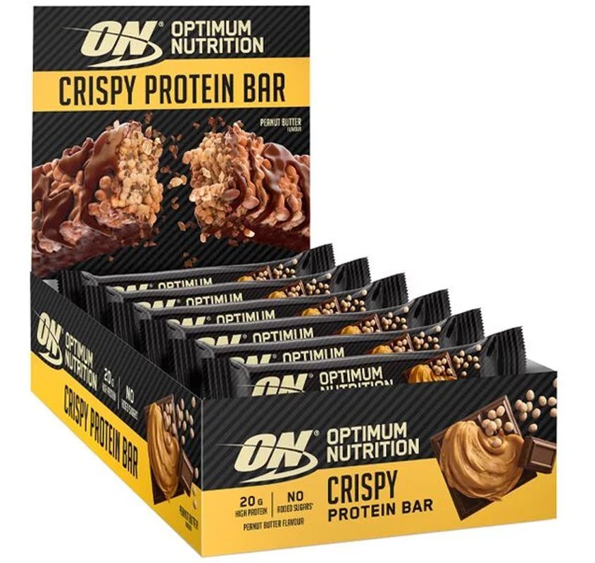 Optimum Nutrition Optimum Protein Crisp Bar 65 g (10-Pack)