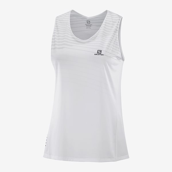 Salomon Sense Tank W White/Lunar Rock