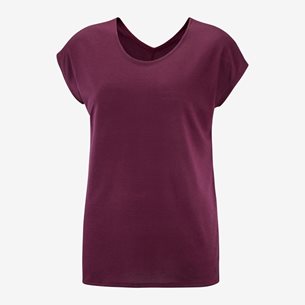 Salomon Comet SS Tee W Heather Winetasting