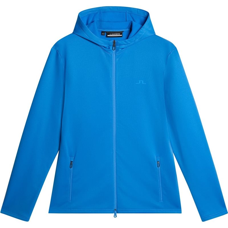 J.LINDEBERG Aerial Full Zip Hood Sonic Blue J.LINDEBERG Aerial Full Zip Hood Sonic Blue