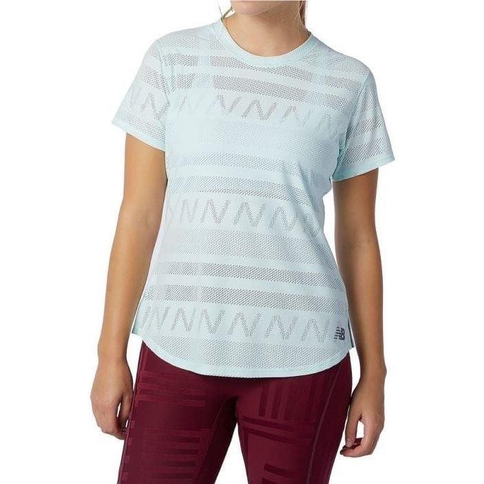 New Balance Q Speed Jacquard Short Sleeve Pbc Pbc XS