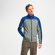Elevenate Men's Skiers Fleece Zip Gray Green