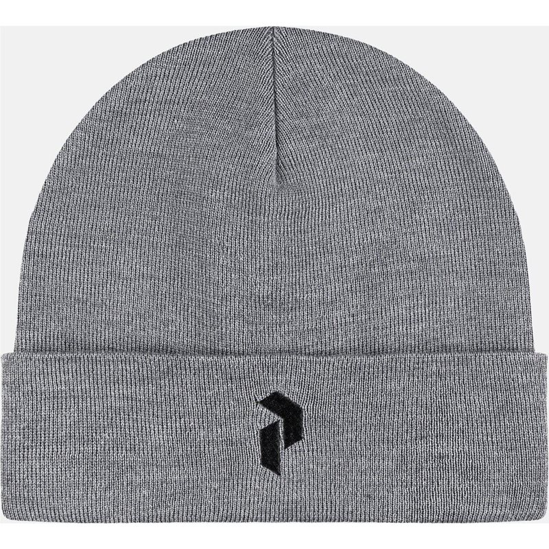 Peak Performance Logot Hat Med Grey Melange