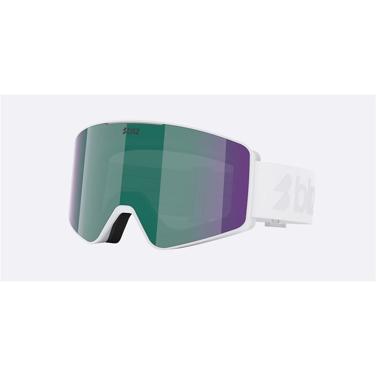 Bliz G001 Matte White / Brown W Green Multi