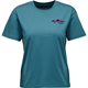 Black Diamond W Mountainscape Ss Tee Creek Blue