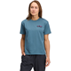 Black Diamond W Mountainscape Ss Tee Creek Blue