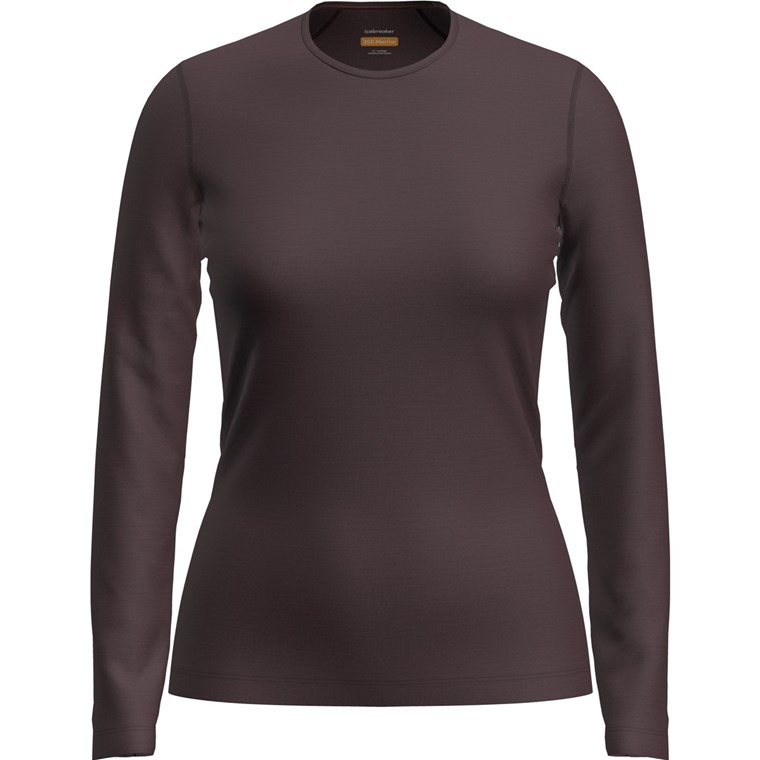 Icebreaker Women Merino 200 Oasis LS Crewe Java