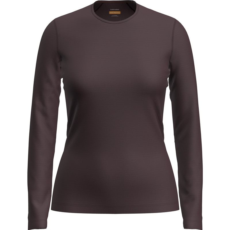 Icebreaker Women Merino 200 Oasis LS Crewe Java