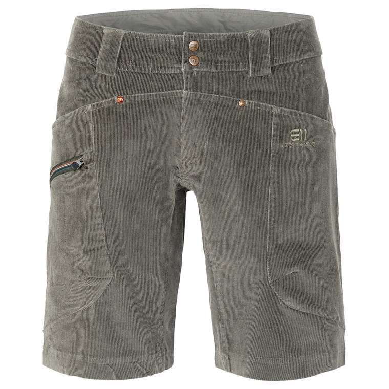 Elevenate M Après Cord Shorts Gray Green