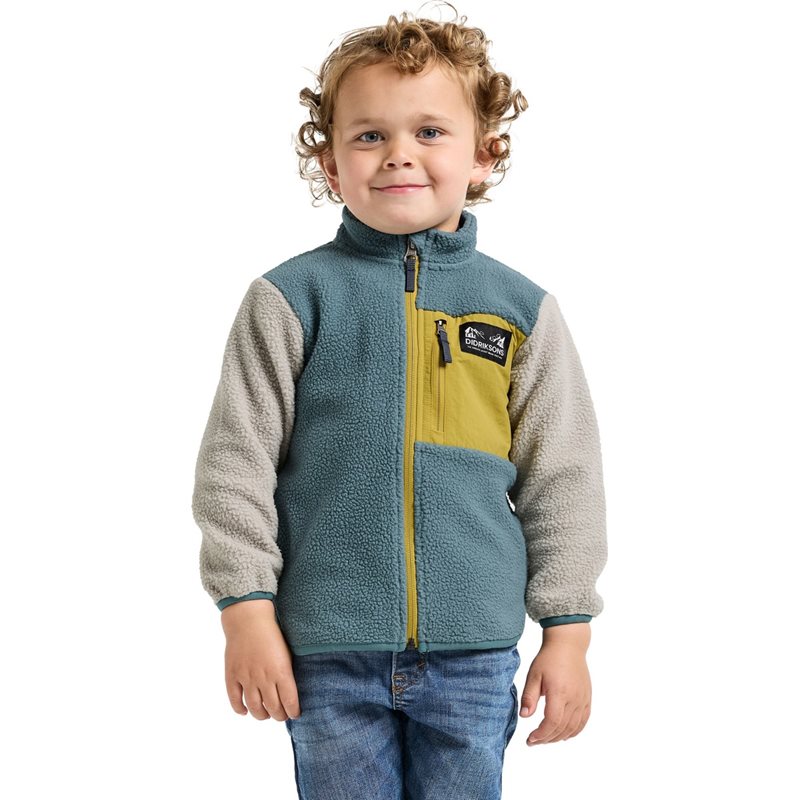 Didriksons Anten Kids Fullzip Factory Blue