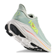 Hoka W Clifton 10 Wide Sea Glass/Neon Flame