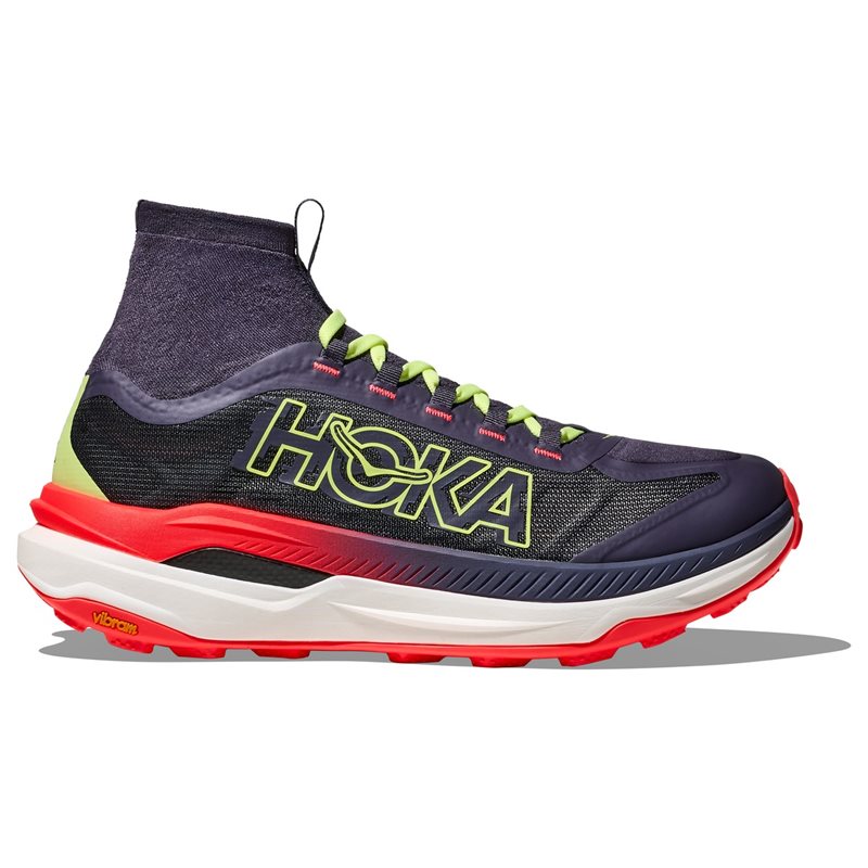 Hoka M Tecton X 3 Squid Ink/Neon Flame