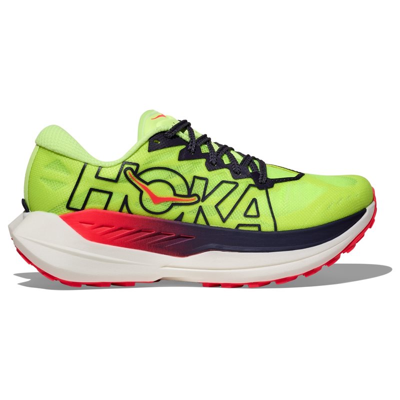 Hoka W Rocket X Trail Neon Yuzu/Neon Flame