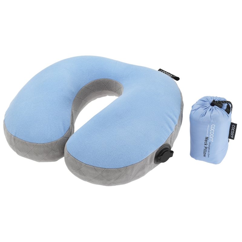 Cocoon U-Shaped Neck Pillow Light Blue/Grey
