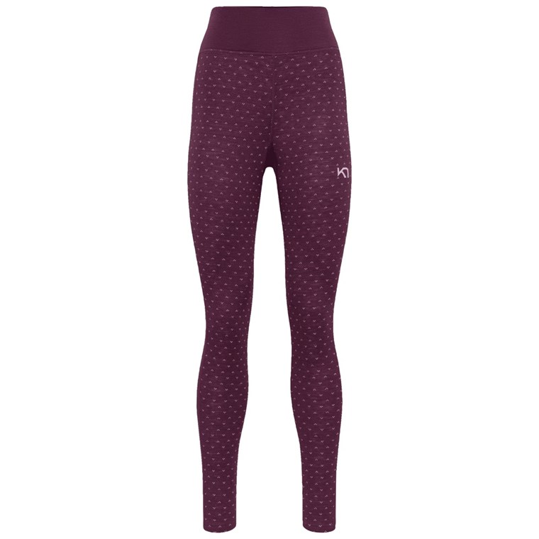 Kari Traa Vilma High Waist Pants Wine
