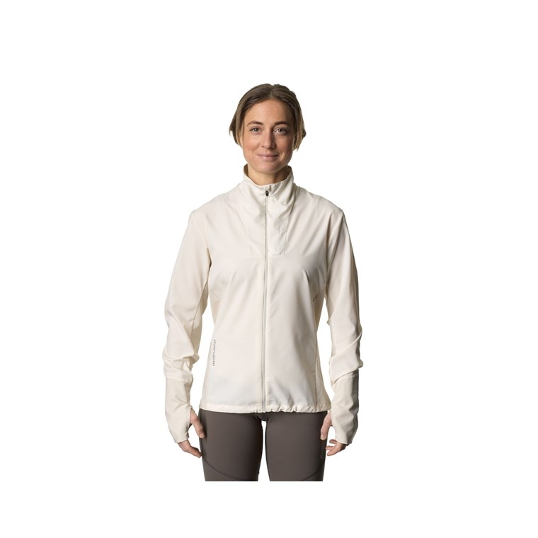 Houdini W's Pace Wind Jacketen Sugar Snow