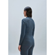 POC W's Layer Merino Mock Neck Jersey Sylvanite Grey
