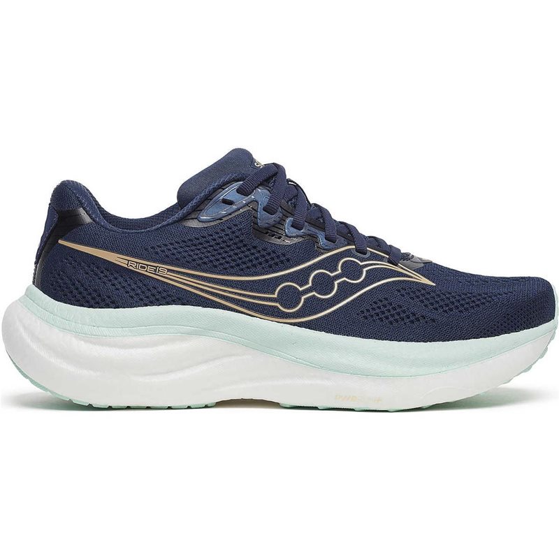 Saucony Ride 19 Dam Navy/Aqua