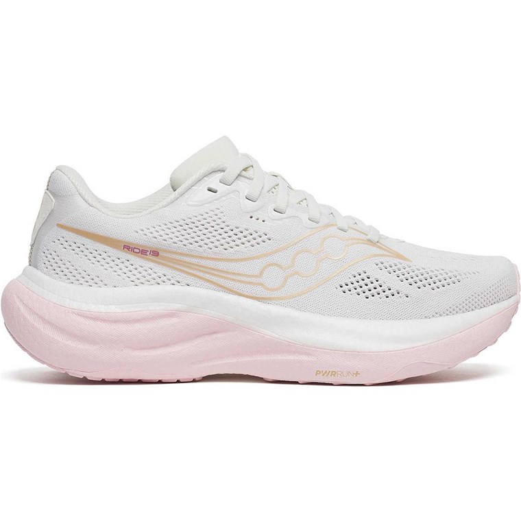 Saucony Ride 19 W White/Silk
