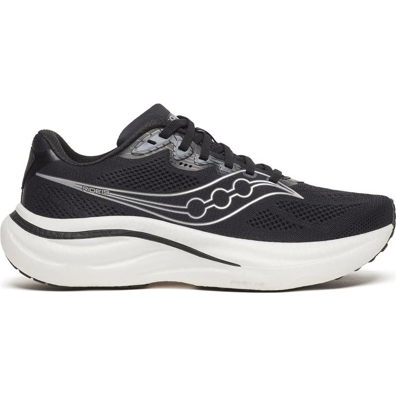 Saucony Ride 19 Wide Herr Black/Silver