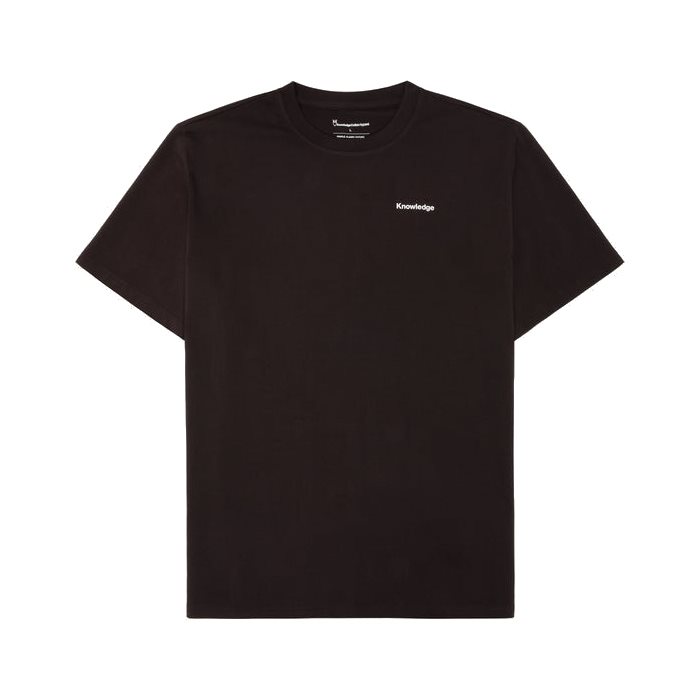 KnowledgeCotton Apparel SOS Regenerative Organic Cotton Back Print T-shirt Chocolate Torte Chocolate Torte S