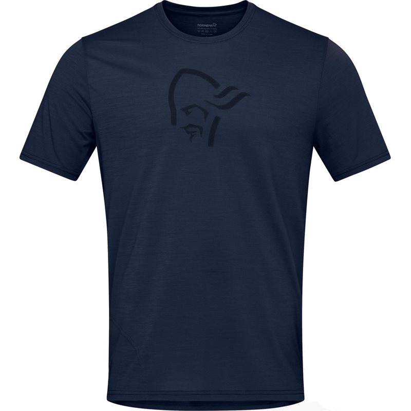 Norr&oslash;na femund equaliser merino T-shirt M's Indigo Night