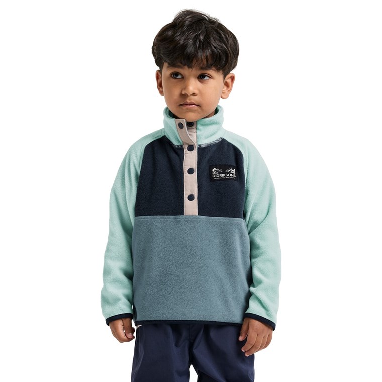 Didriksons Monte Kids Half Bu 5 Factory Blue