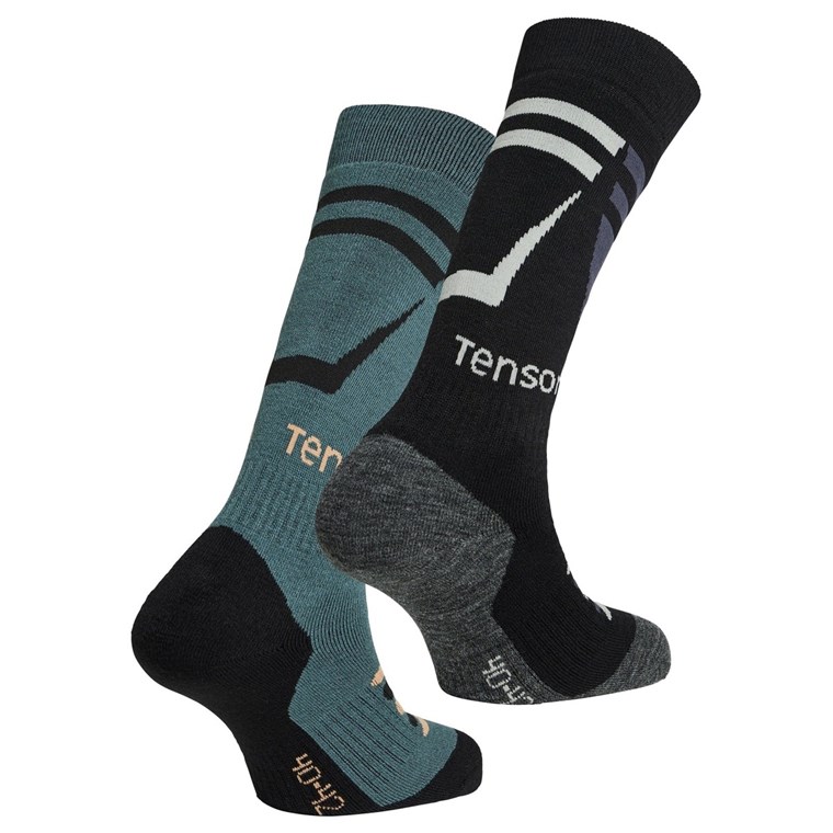 Tenson Core Ski Sock 2-Pack Fair Aqua