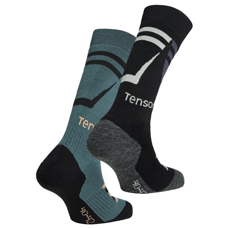 Tenson Core Ski Sock 2-Pack Fair Aqua - 37-39