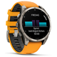Garmin fenix 8 47mm.AMOLED.Saphire Silver/Orange