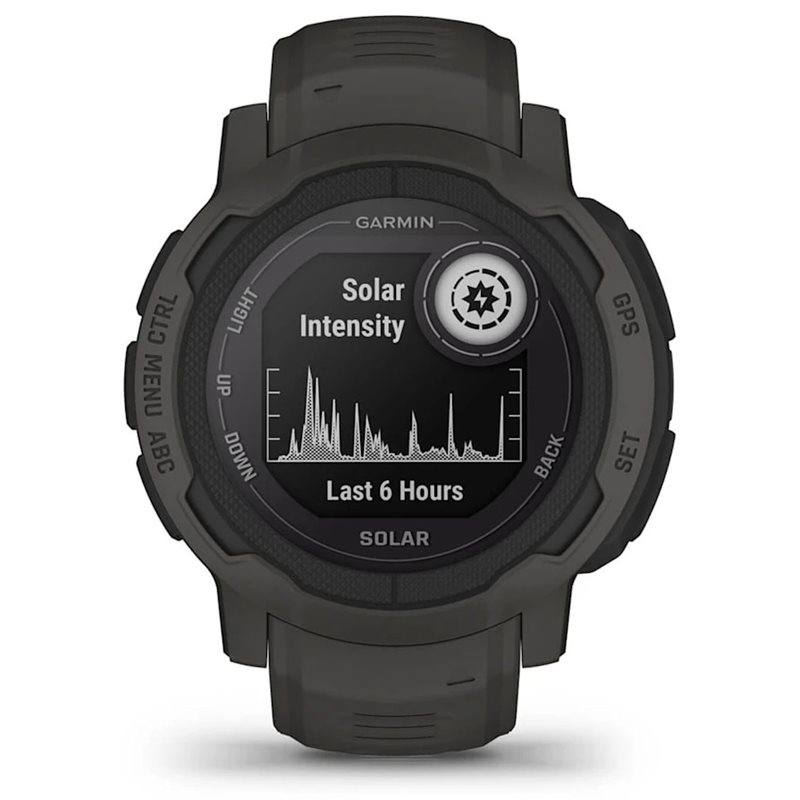 Alternativ bild 1 för Garmin Instinct 2 Solar 45mm - Grafitgrå