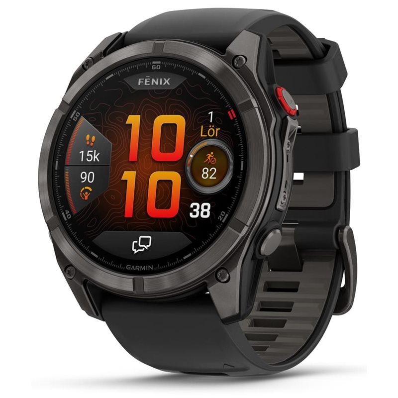 Garmin fenix 8 Pro LTE 51mm,Saph,CrbnGryTi,Blk
