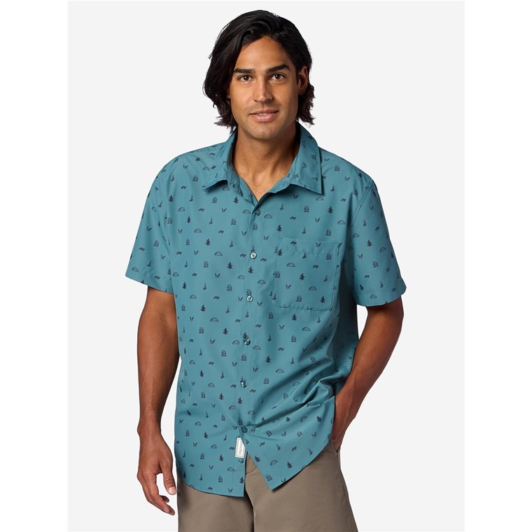 Marmot AirExchange UPF 40 SS Shirt Seafloor Camping Trip
