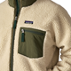 Patagonia M's Classic Retro-X Jkt Dark Natural W/Basin Green
