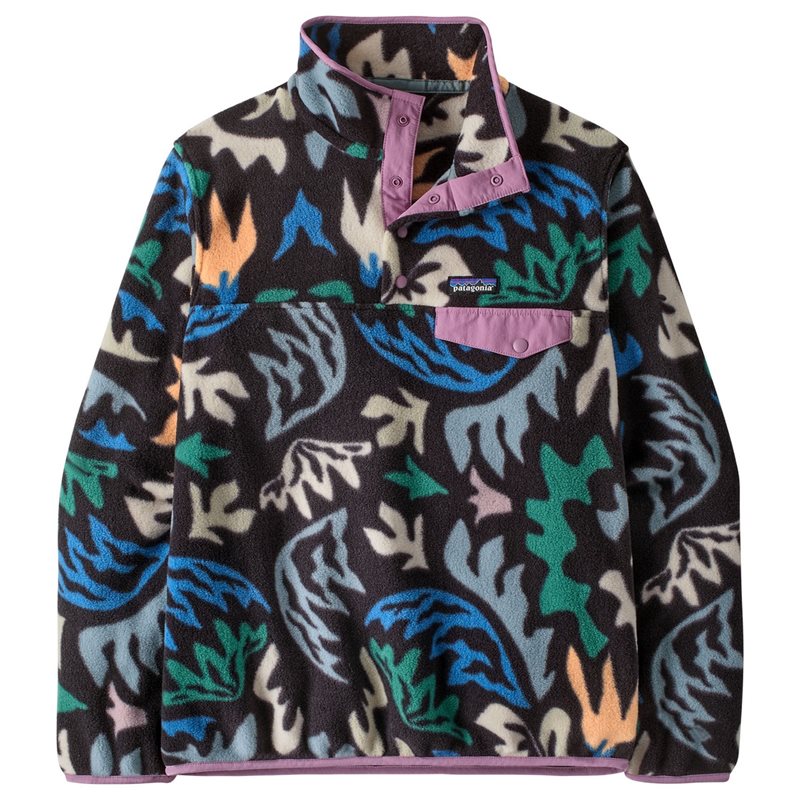 Patagonia W's LW Synch Snap-T P/O Kaleido: Black