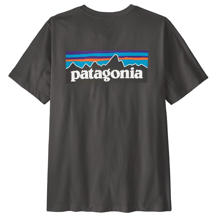 Patagonia M's P-6 Logo T-Shirt Ink Black