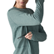 Patagonia W's L/S Cap Cool Sun Shirt Nouveau Green - Blue Sage X-Dye