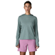 Patagonia W's Cap Cool Sun Hoody Nouveau Green - Blue Sage X-Dye