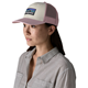 Patagonia P-6 Logo Trucker Hat White W/Quiet Violet