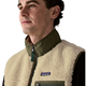 Patagonia M's Classic Retro-X Vest Dark Natural W/Basin Green