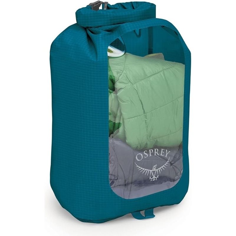 Osprey Dry Sack 12 W/Window Waterfront Blue Waterfront Blue
