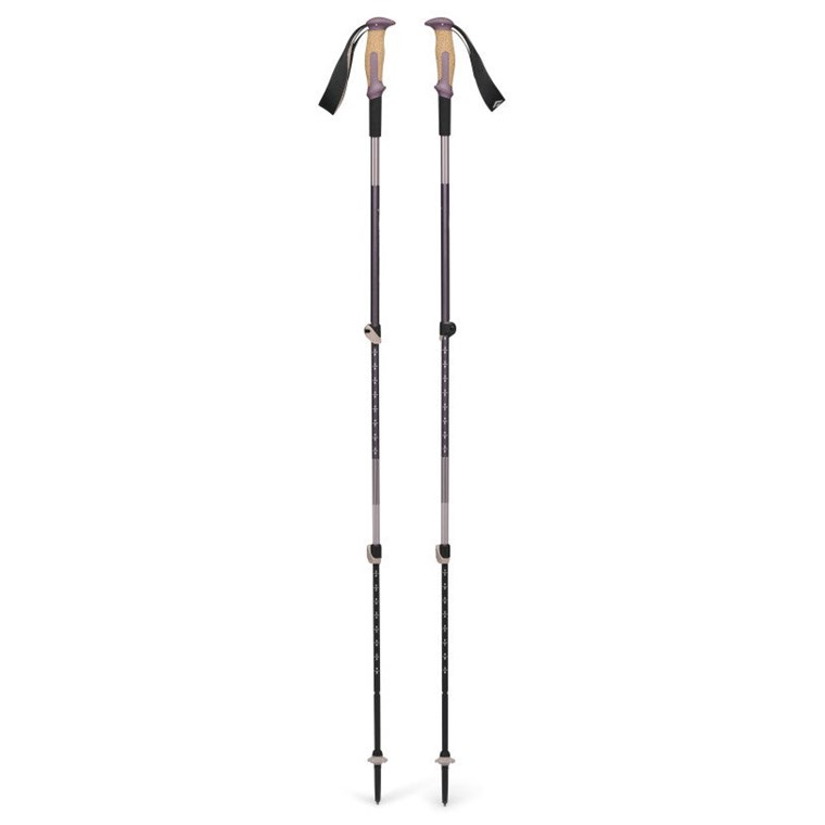 Black Diamond Trail Vista Shock Trek Poles Dark Mauve