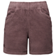 Black Diamond W Dirtbag Corduroy Shorts Dark Mauve