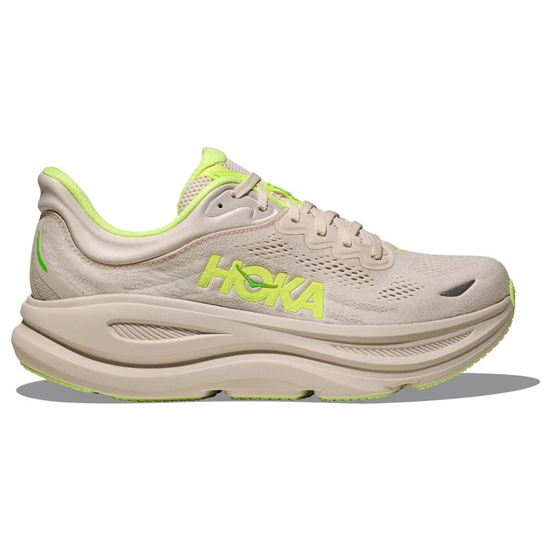 Hoka M Bondi 9 Grout/Neon Yuzu