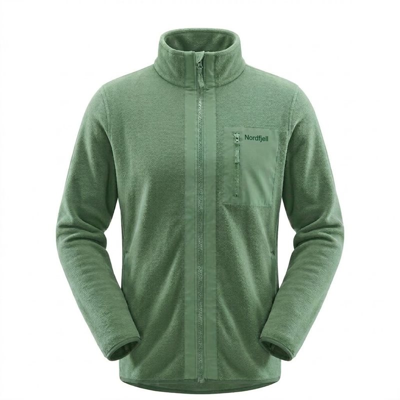 Nordfjell The FZ Fleece Jacket Men Green